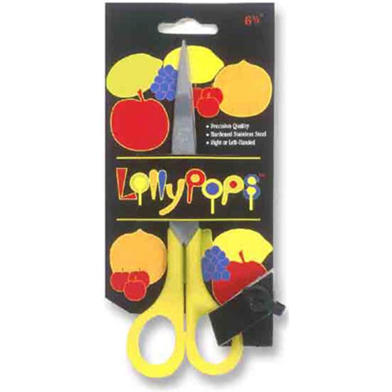 Armada Art 2201c Lollypops 7 in. Left/Right-Handed Scissors Carded  - Pack of 12